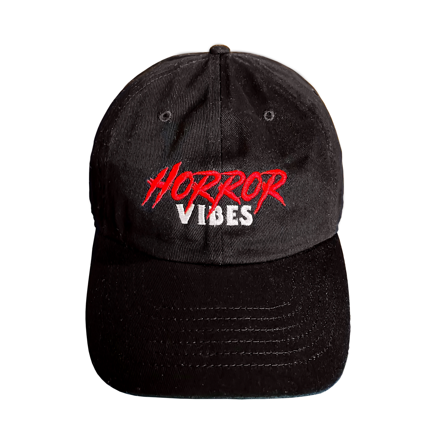 "HORROR VIBES" baseball hat