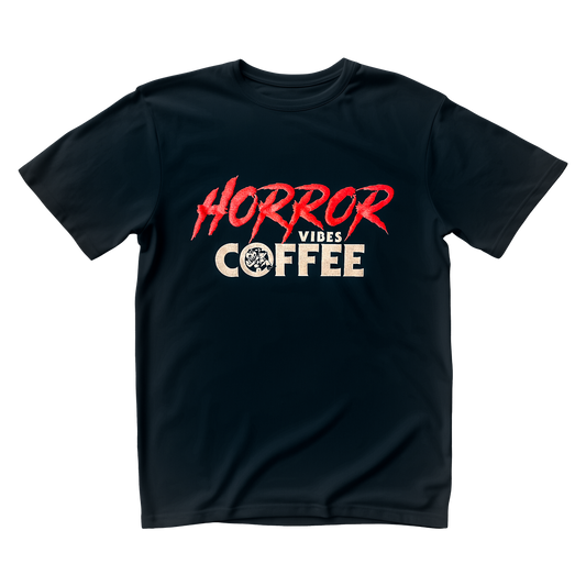 "HORROR VIBES COFFEE" t-shirt