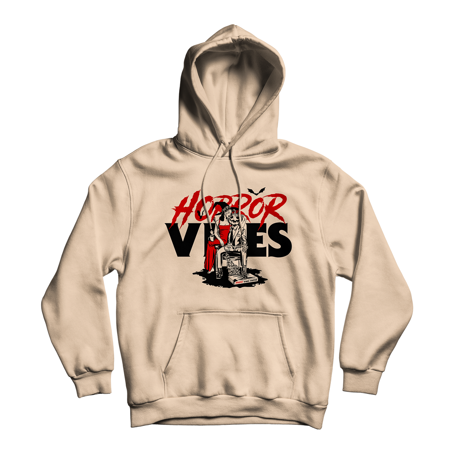 "HORROR VIBES" graphic sweatshirt