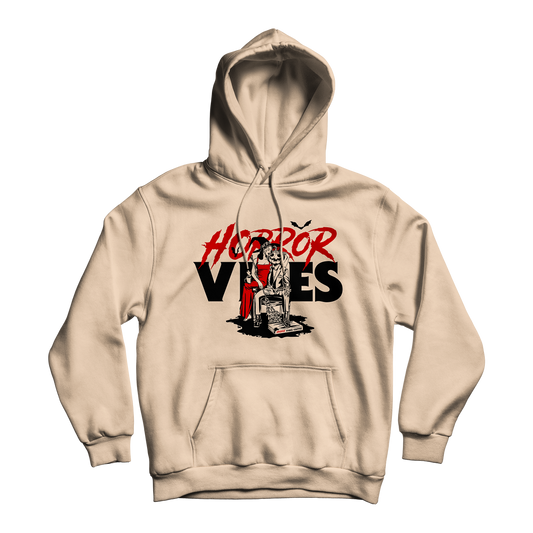 "HORROR VIBES" graphic sweatshirt