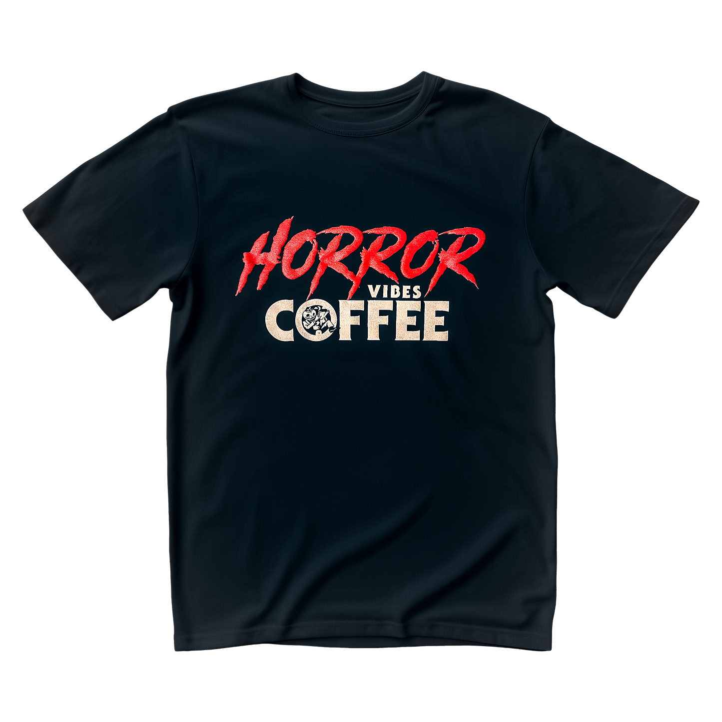 "HORROR VIBES COFFEE" t-shirt